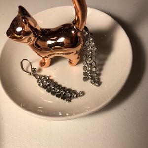 Pretty silver dangling earrings